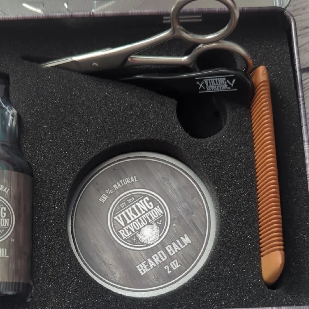 Revolution Viking Ultimate Beard Care Kit - Brown and Gold